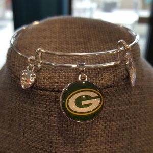 Green Bay Packers Logo Snap Button Bracelet